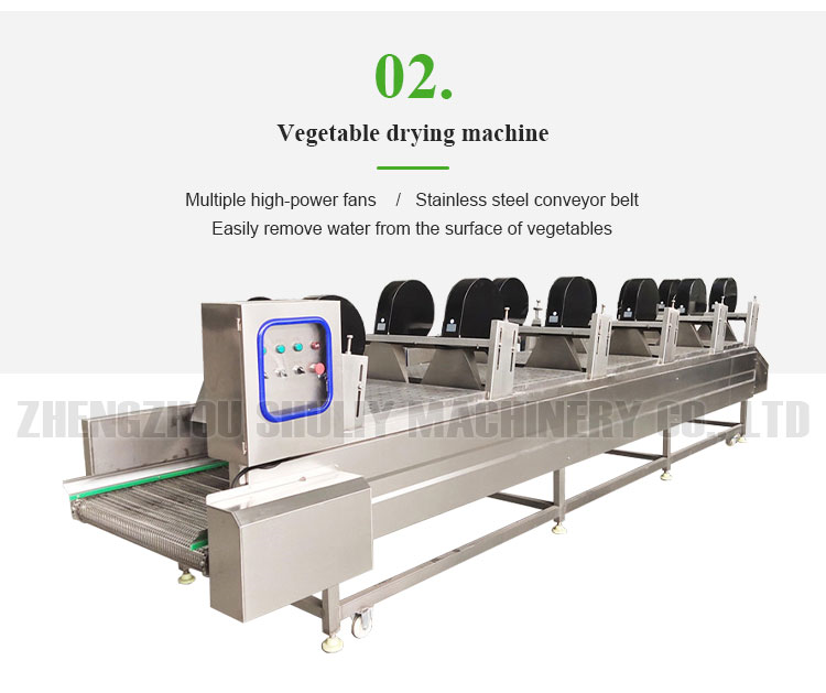 vegetable air drying machine vegetable air drying machine